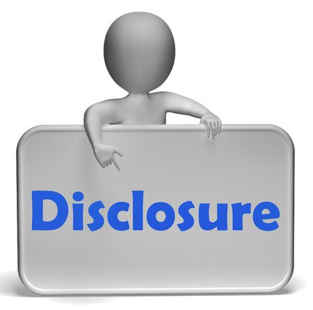 disclosure sign to indicate neurodiversity disclosure
